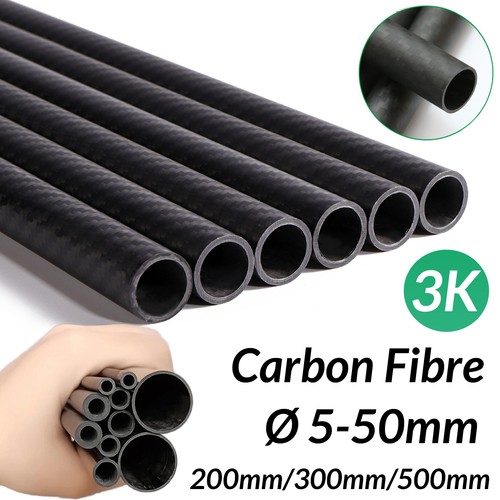Carbon fiber tube gloss - carbon,