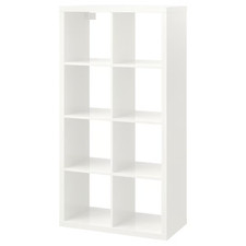 New IKEA KALLAX White Shelving
