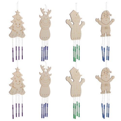 8pcs diy kids wind chime - 8pcs,