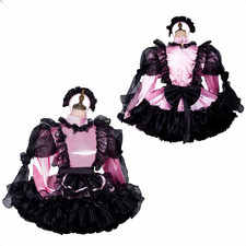 Girl Maid Sissy Lockable Pink