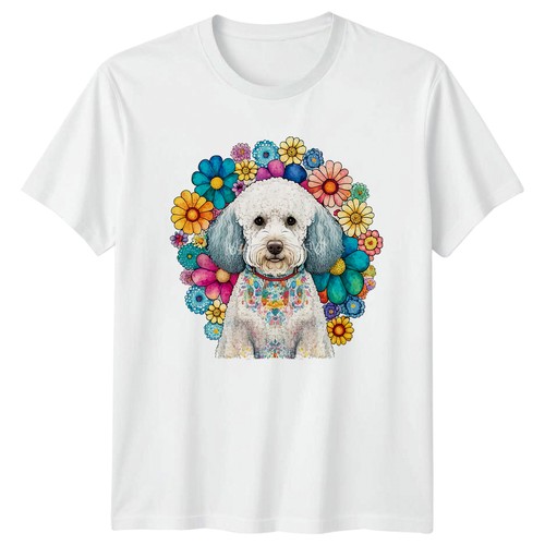 Bichon frise floral - frise,