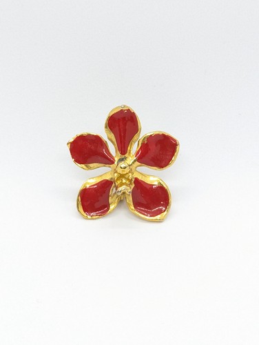 Vintage enamel flower - vintage,
