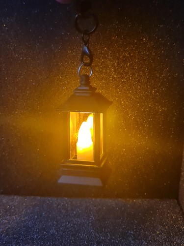 Lantern led squared key ring - lantern,