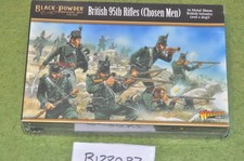 28mm napoleonic warlord games brit 95th rifles chosen men black powder (B128087)