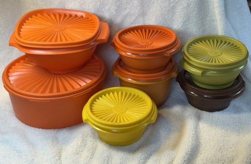 Vtg tupperware servalier bowls - vtg,