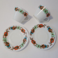 Pyrex JAJ White Glass Tea Cup