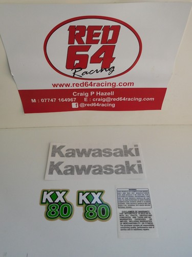 Kawasaki kx80 1979 decal - 1979,