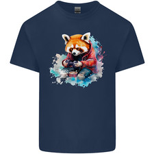 Gaming Red Panda Video Games Gamer Mens Light Cotton T-Shirt