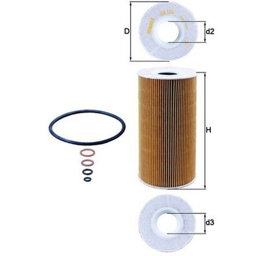 Oil filter for - bmw, series