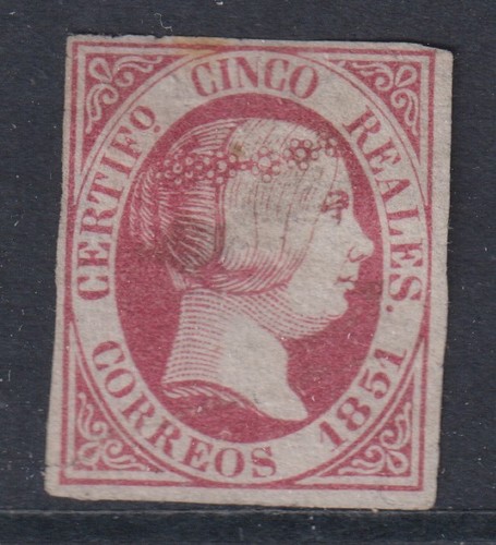 Spain 1851 canc - yv,
