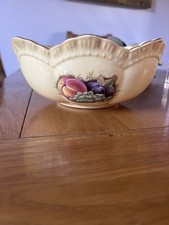 Aynsley Orchard Gold Fruit Bowl