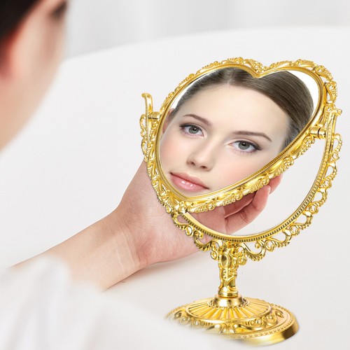 Vintage heart mirror dressing - mirror,