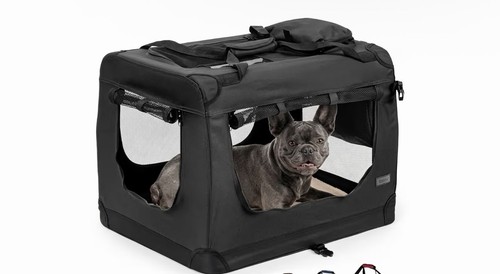 Lionto foldable dog crate - dog, for