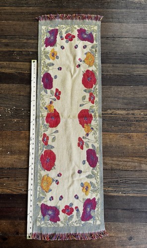 Table runner floral poppy - table,