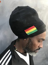 black Rasta Turban Rasta tam Turban Locsoc man turban black Rasta hat