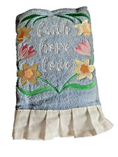 Spring Flowers Embroidered