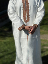 Premium Moroccan Winter Zipped Thobe