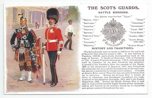 Pre ww1 scots guards battle - scots,