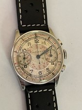 Rare Vintage Gallet Multichron 30 Chronograph Watch-34mm Incl Crown 
