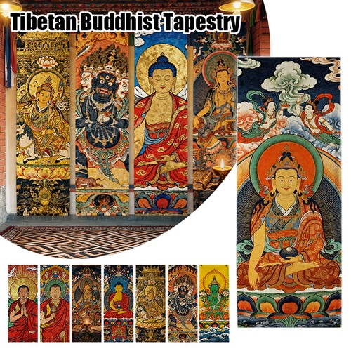 Tibetan thangka buddha - tibetan,