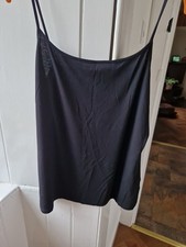 Ladies Black Vest/ Cami Size 18 From M&S Used Good Condition