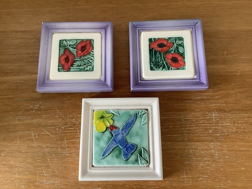 Vintage ceramic picture - vintage,