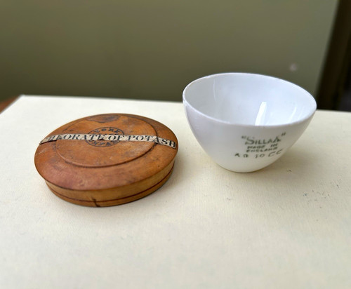 Antique ceramic ointment - antique,