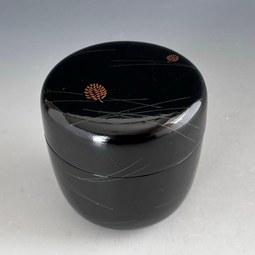 Japanese tea caddy container - tea,