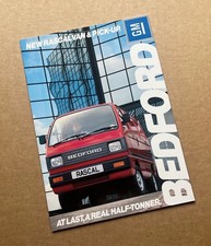 1986 Bedford Rascal Van & Pick-Up Brochure - MINT