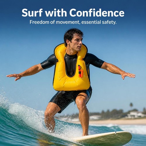Swim inflatable life vest - swim,