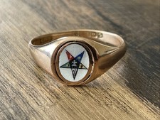 9ct gold   Masonic Swivel