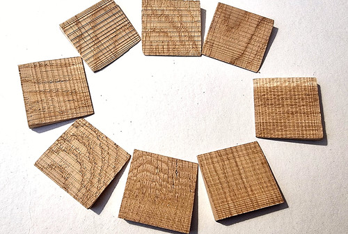 Wooden wedges solid oak - wooden,