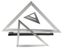 Aluminium Folding Square 150mm,600mm&1200mm Builder Roofer Square 6",24"& 48"