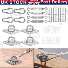 44pcs Sun Shade Sail Stainless