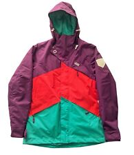 Vans Tricolour Mountain Edition Winter Ski Jacket 10k Waterproof (Ladies S) Rare