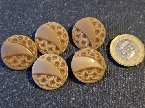 Set brown beige art deco - set,