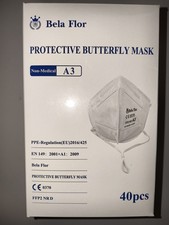 40 Disposable FFP2 Butterfly