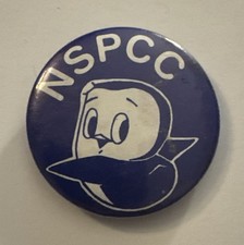 NSPCC Charity Pin Button Badge