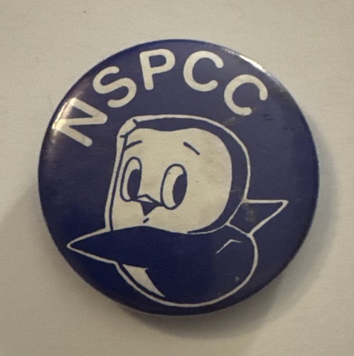 Nspcc charity pin button - pin, badge