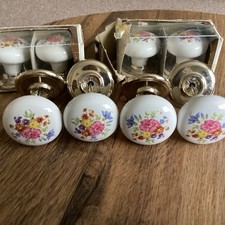 Vintage Retro White Floral