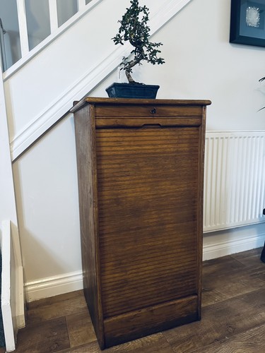 1930s tambour filing cabinet - 1930s,