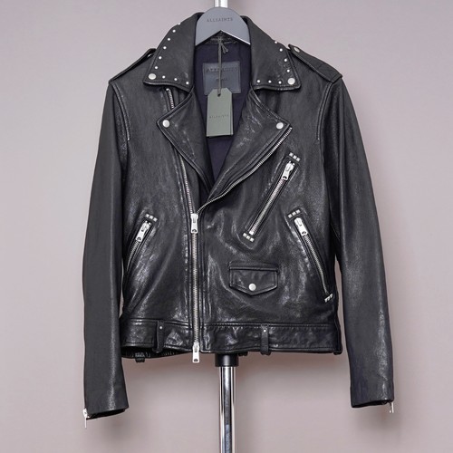 All saints leather jacket mens - jacket,