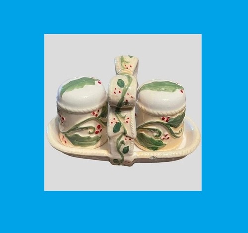 Elegant holly salt pepper - holly,
