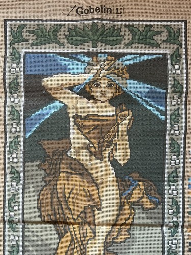 Vintage tapestry needlepoint - vintage,