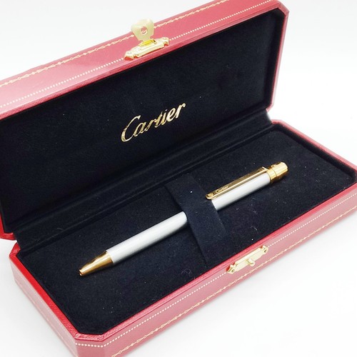 Cartier ballpoint pen - cartier, santos