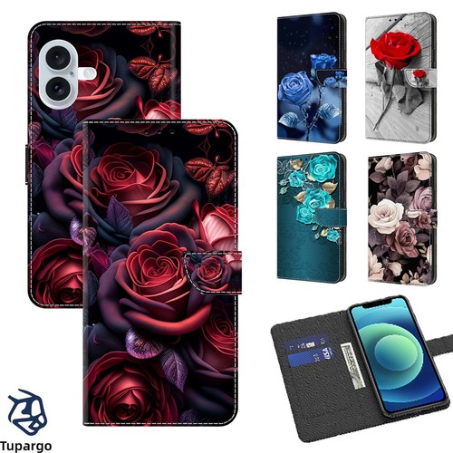 Rose patterned wallet flip - wallet,