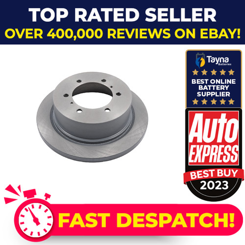 Brake discs pair solid - brake, fits
