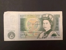 One Pound £1 Bank Of England