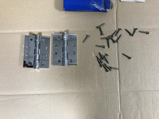 Xfort 4in Polished Chrome Ball Bearing Hinges Steel Door Hinge Wooden Doors New