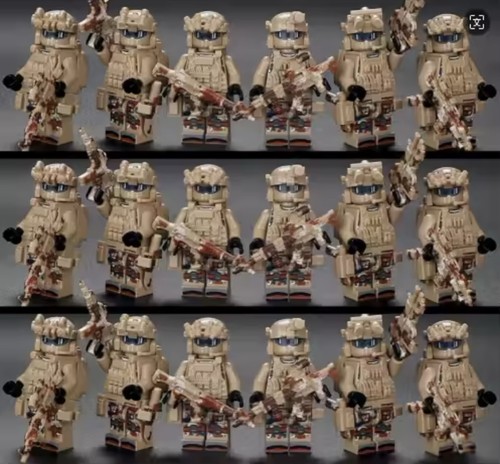 Custom lego army soldier 18pcs - army,